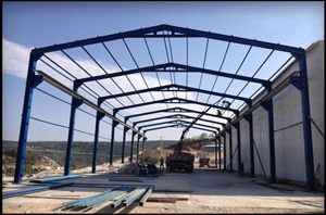 Westro Engineers fabricated steel shed